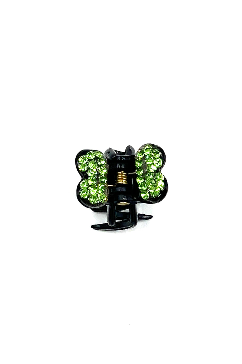 Mini Butterfly Hair Jaw with Crystal Covered Wings Hair Jaws Sale