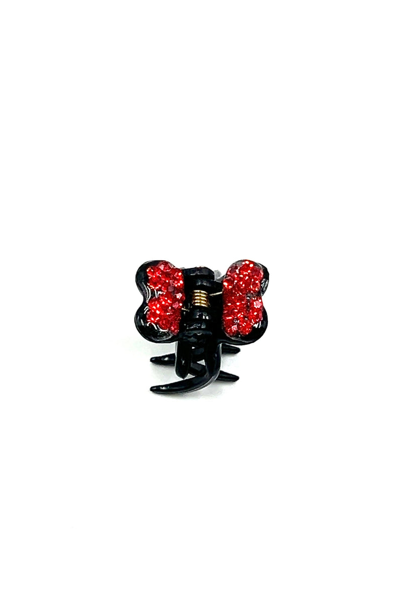 Mini Butterfly Hair Jaw with Crystal Covered Wings Hair Jaws Sale