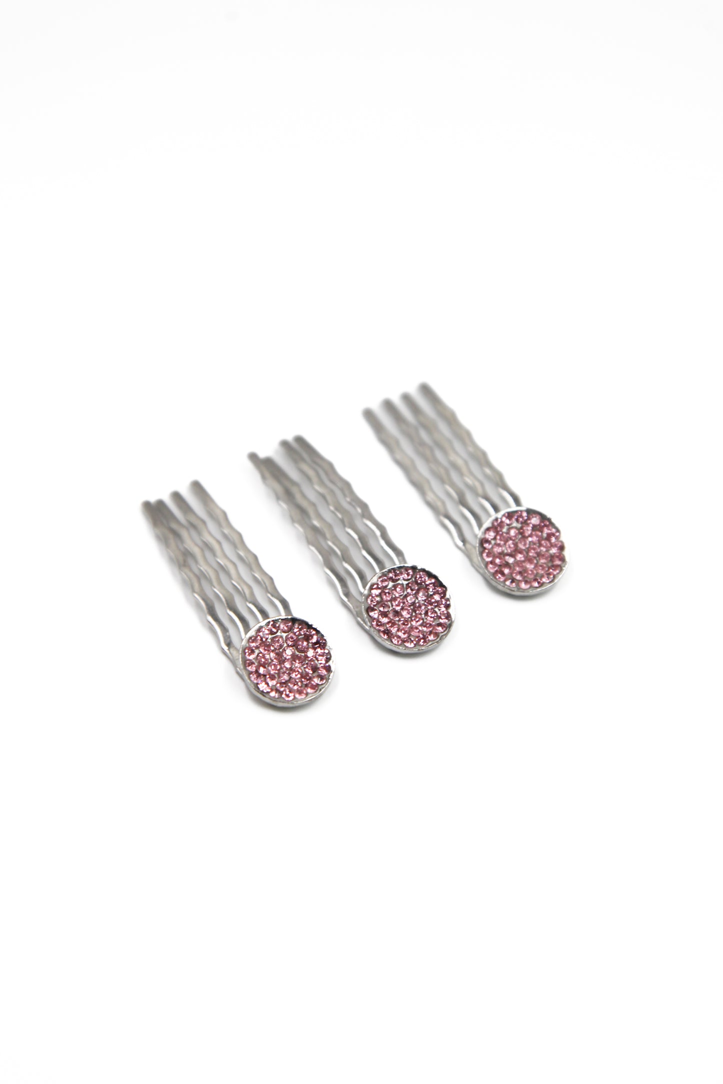 Trio Mini Round Hair Combs #H01
