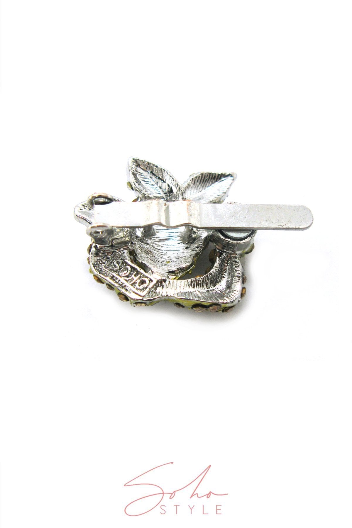 Rose Crystal Mini Magnetic Barrette Barrette 2020