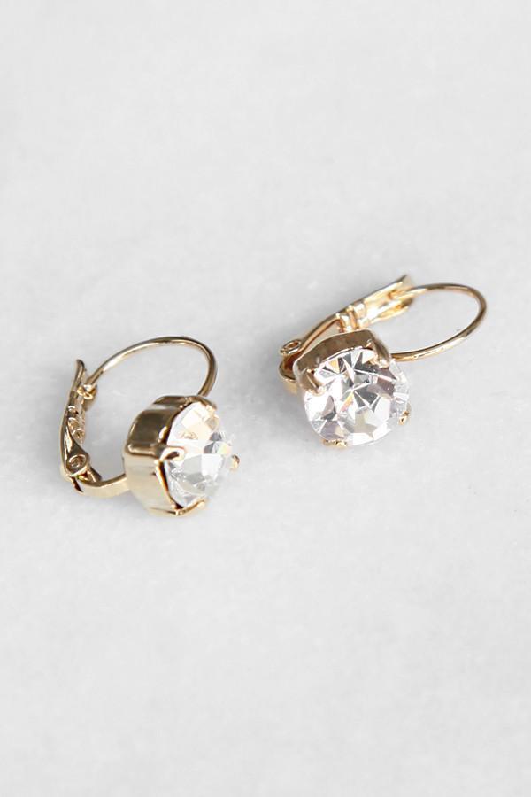 Bella Crystal Stud Earring Earring Soho Style