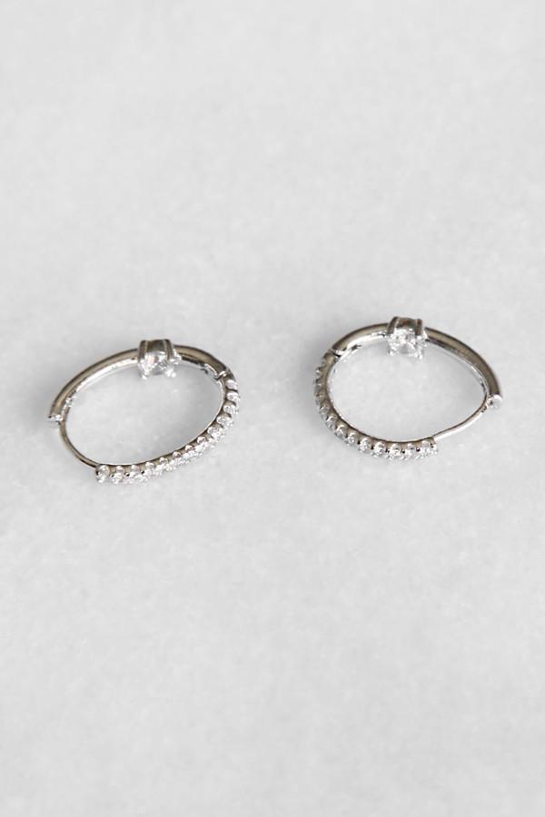 Stella Crystal Hoop Earring Earring Soho Style