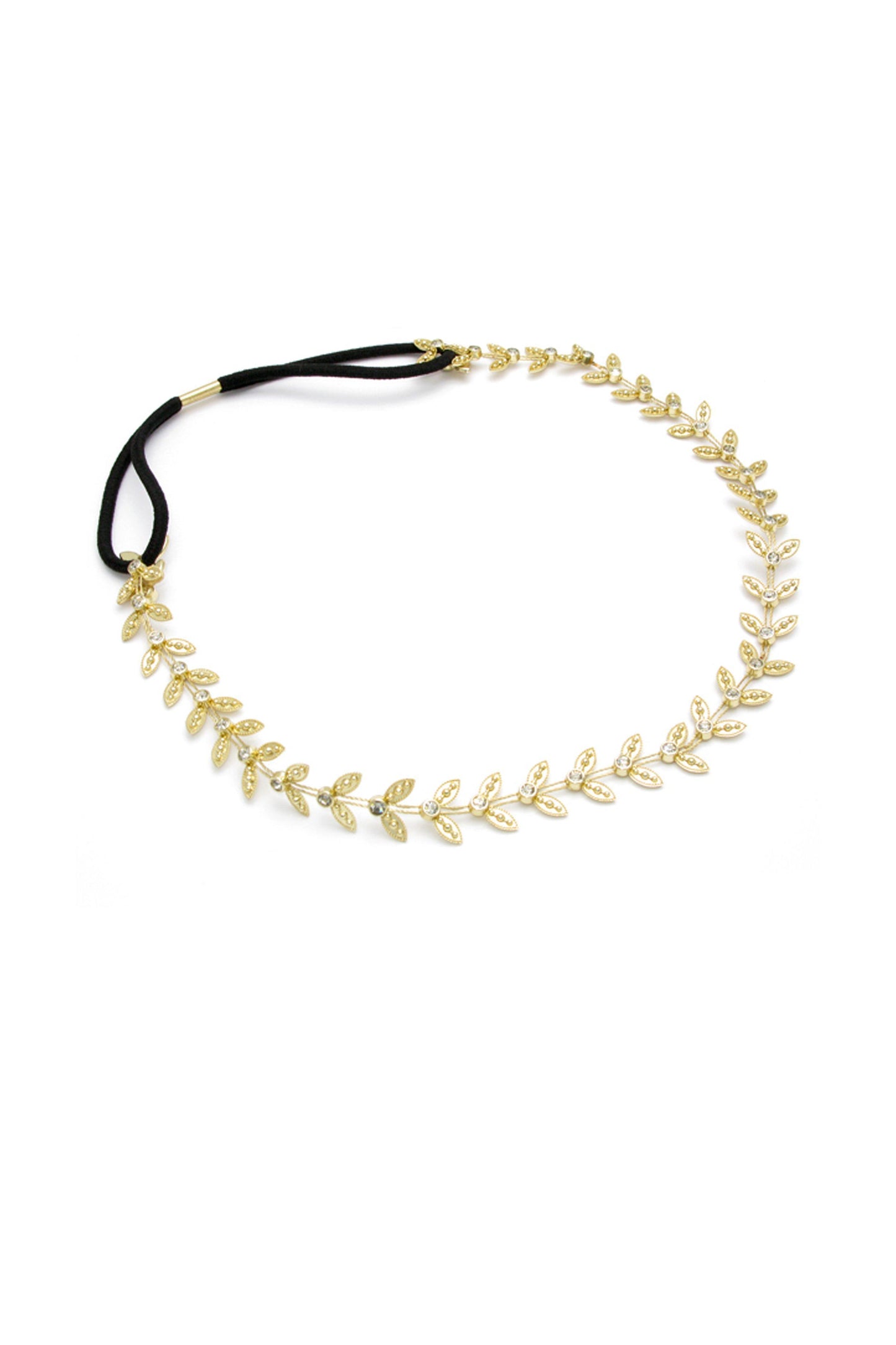 Greek Goddess Golden Wreath Elastic Headband Headband Soho Style