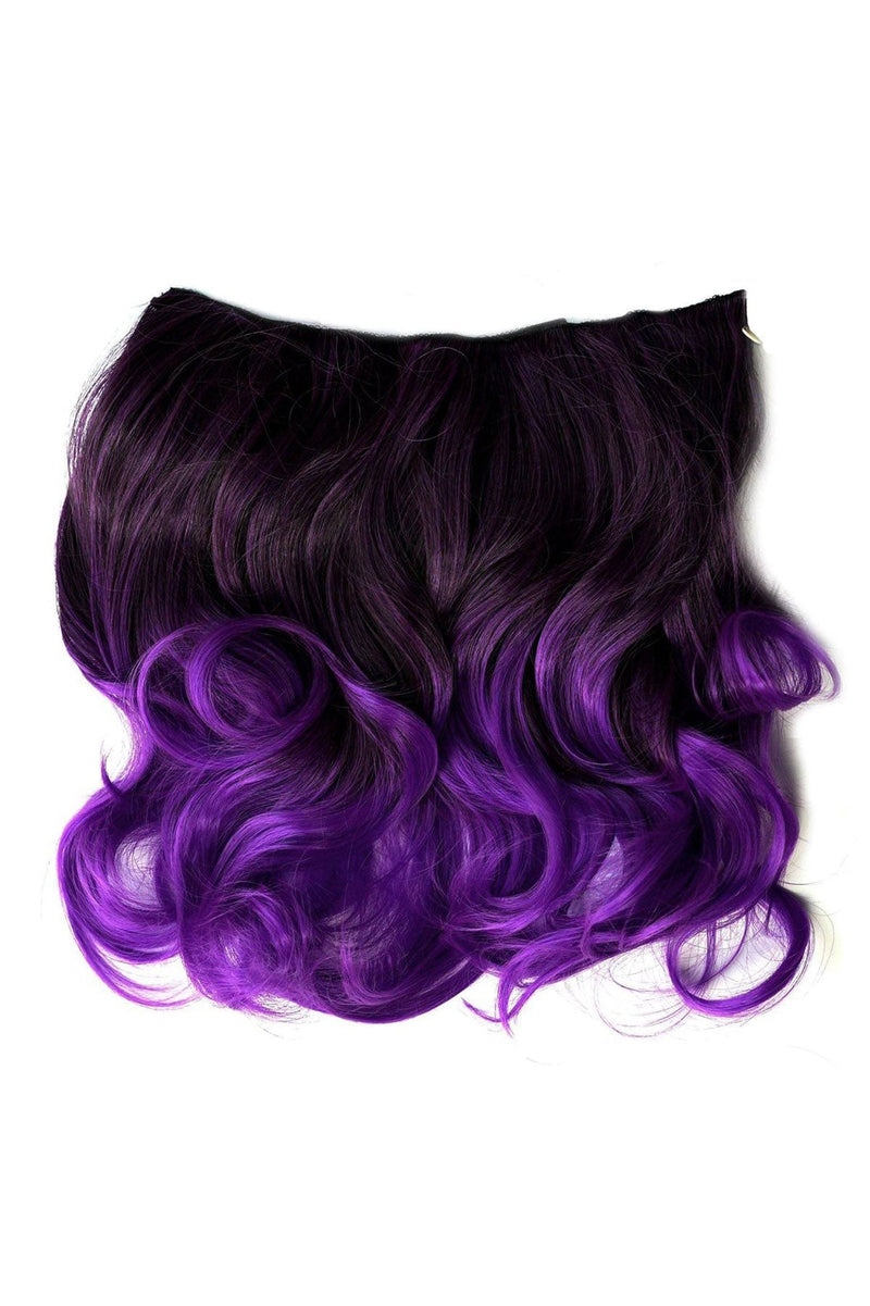Purple Tone Ombre Halo Extensions Hair Extension Soho Style