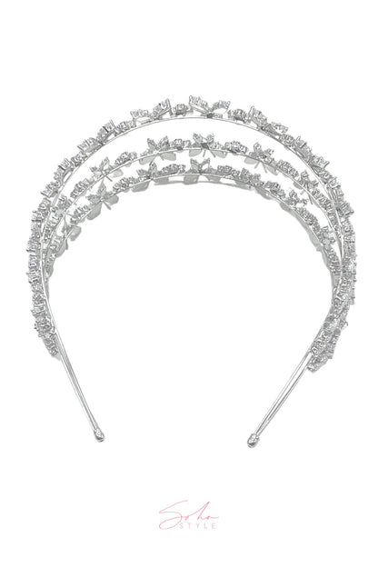 BUTTERFLY CRYSTAL HEADBAND Wedding Sale