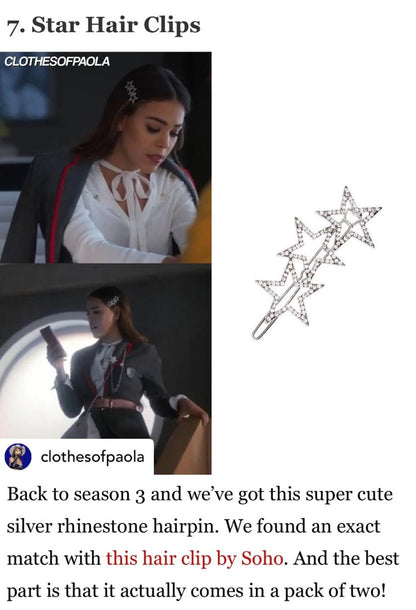 Starlight Crystal Barrette Barrette 2019