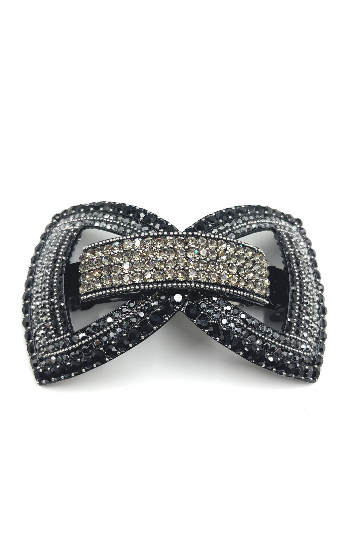 Tuxedo Hair Bow Tie Barrette Barrette Soho Style