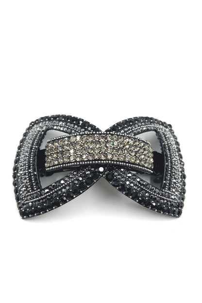 Tuxedo Hair Bow Tie Barrette Barrette Soho Style