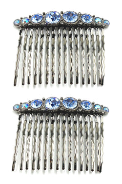 Bejeweled Hair Combs (Pair) Hair Comb Soho Style