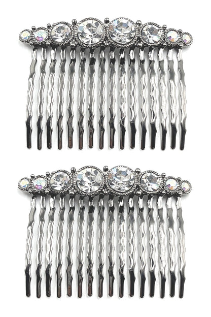 Bejeweled Hair Combs (Pair) Hair Comb Soho Style