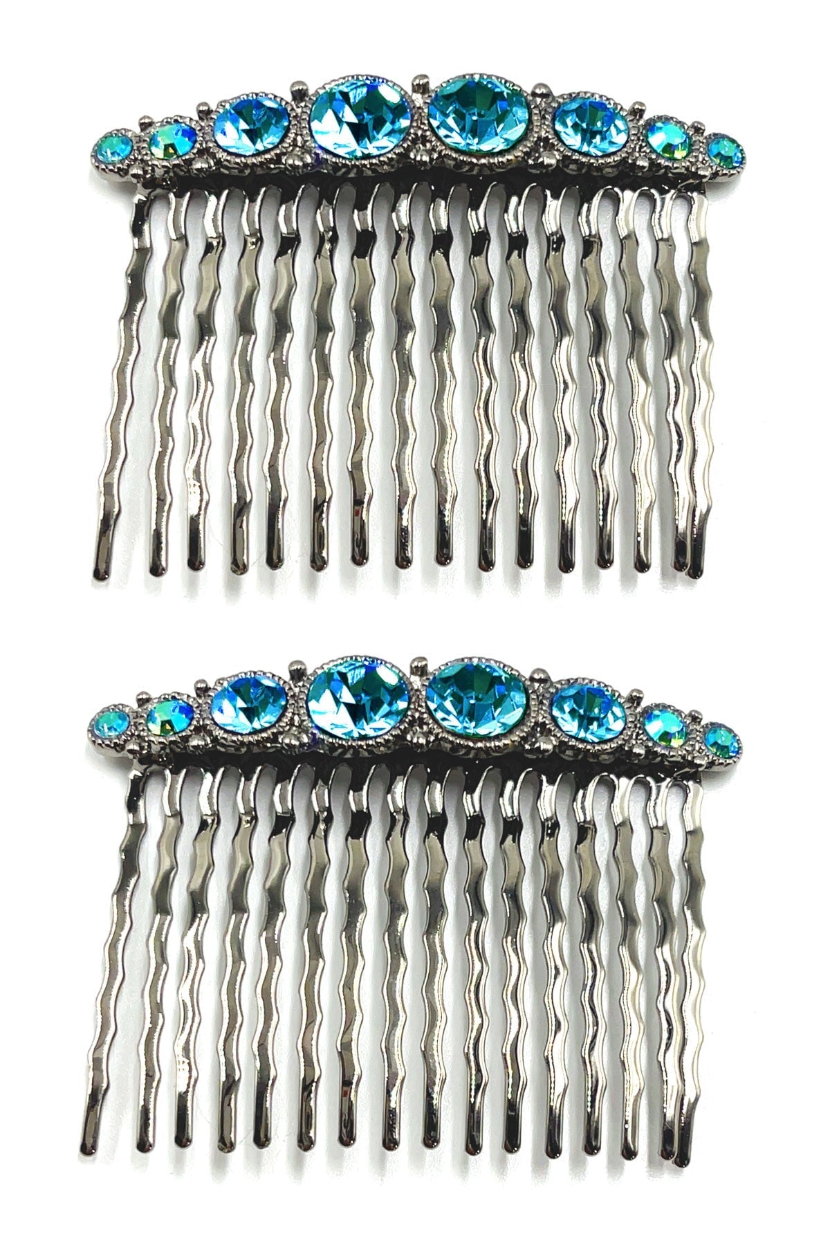 Bejeweled Hair Combs (Pair) Hair Comb Soho Style