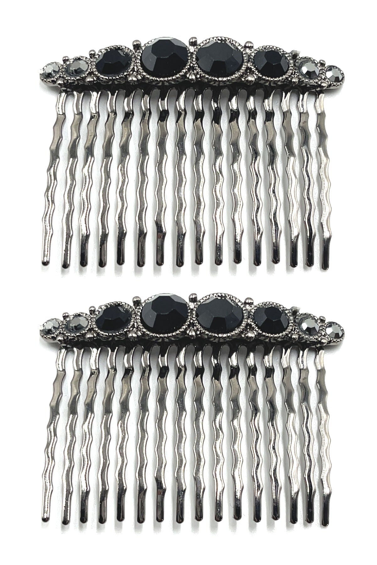 Bejeweled Hair Combs (Pair) Hair Comb Soho Style