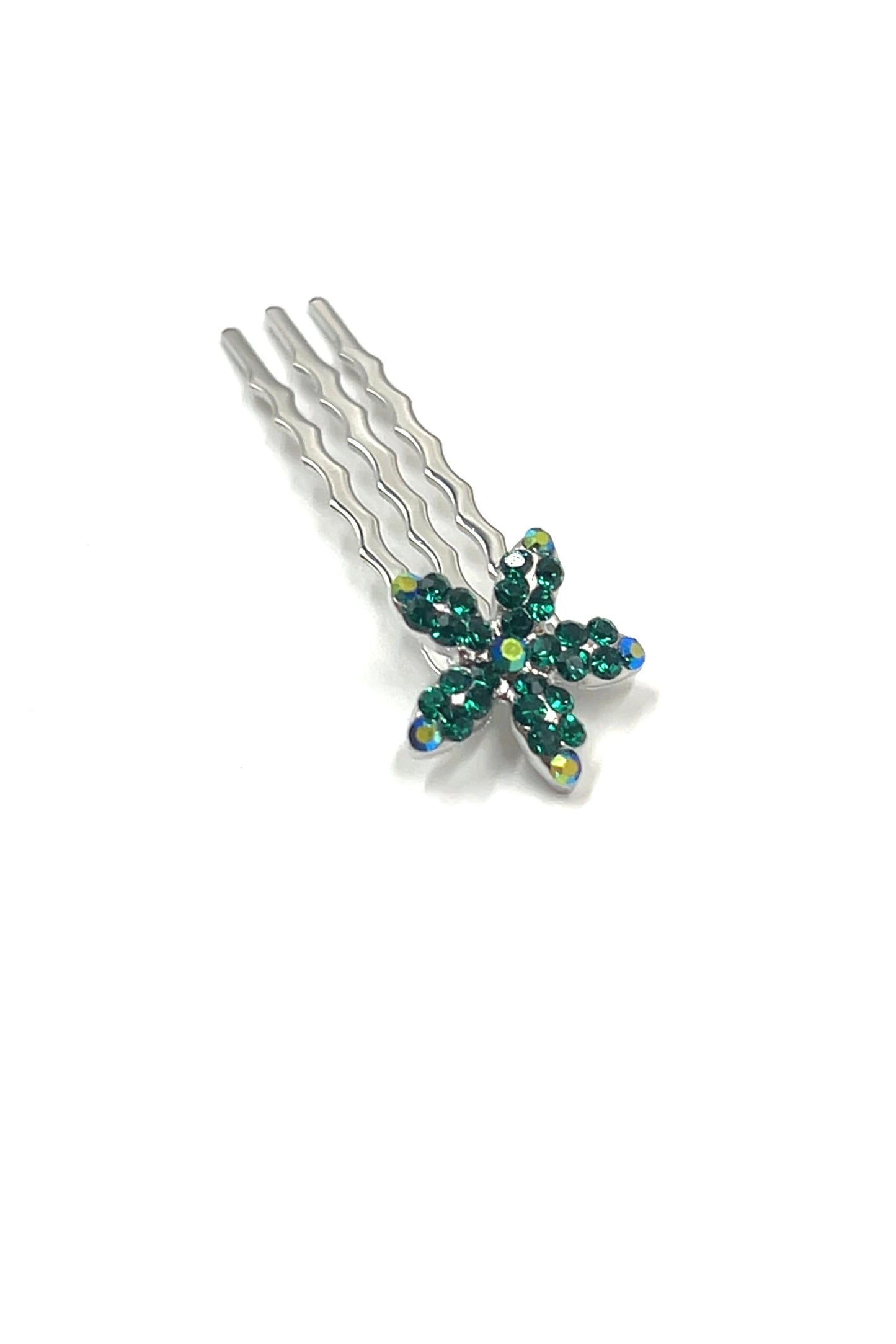 Crystal Flower Mini Hair Comb (5 piece set) Hair Comb Soho Style