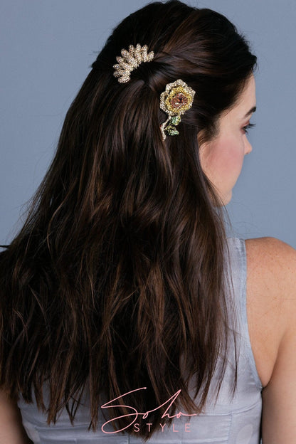 ROMANTIC ROSE HAIR COMB set ($270 value) value set Soho Style