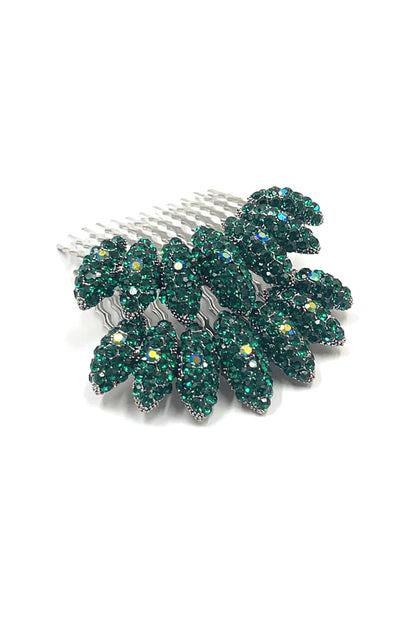 Almond Cluster Crystal Comb (Per Piece) Hair Comb Sale