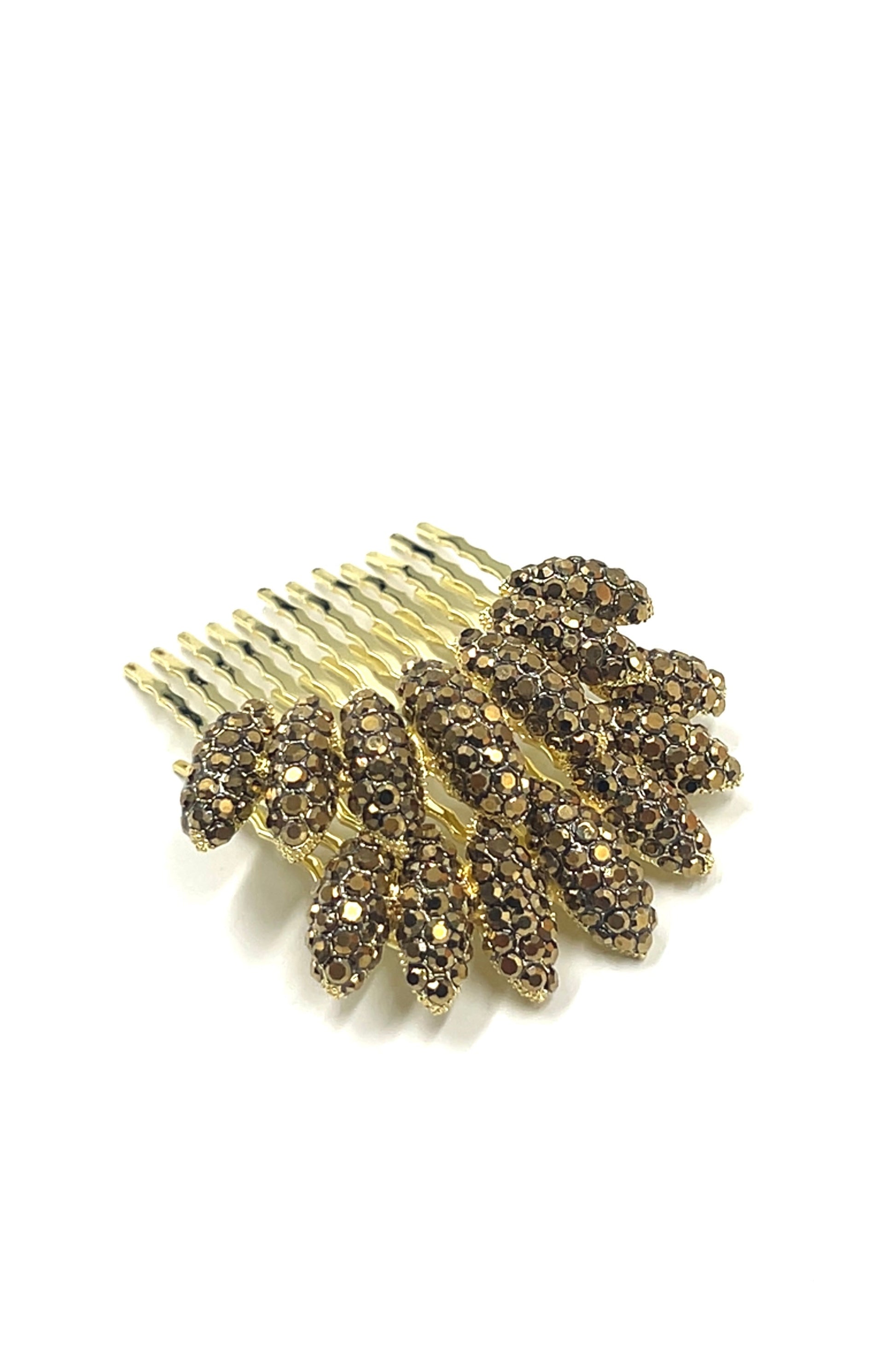 Almond Cluster Crystal Comb (Per Piece) Hair Comb Sale