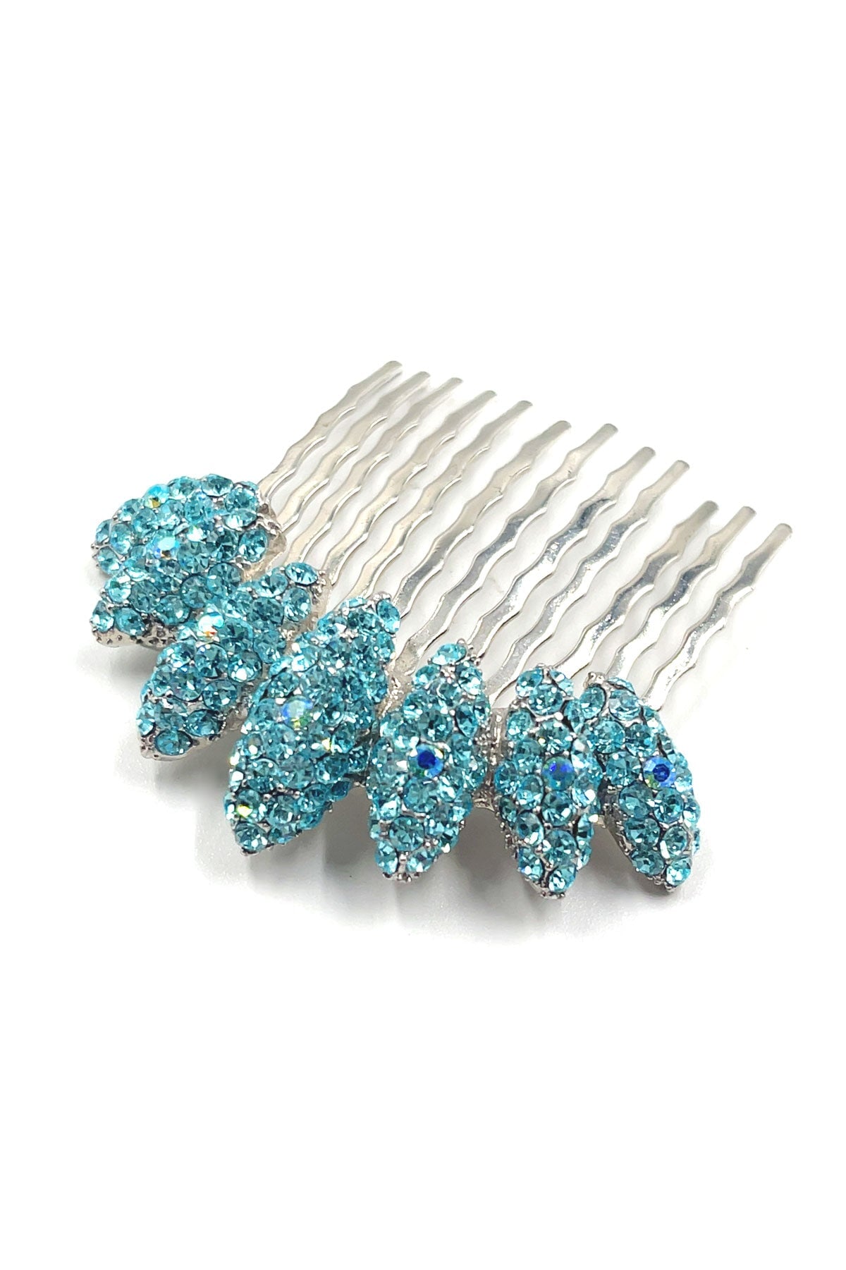 Almond Cluster Crystal Comb (Per Piece) Hair Comb Sale