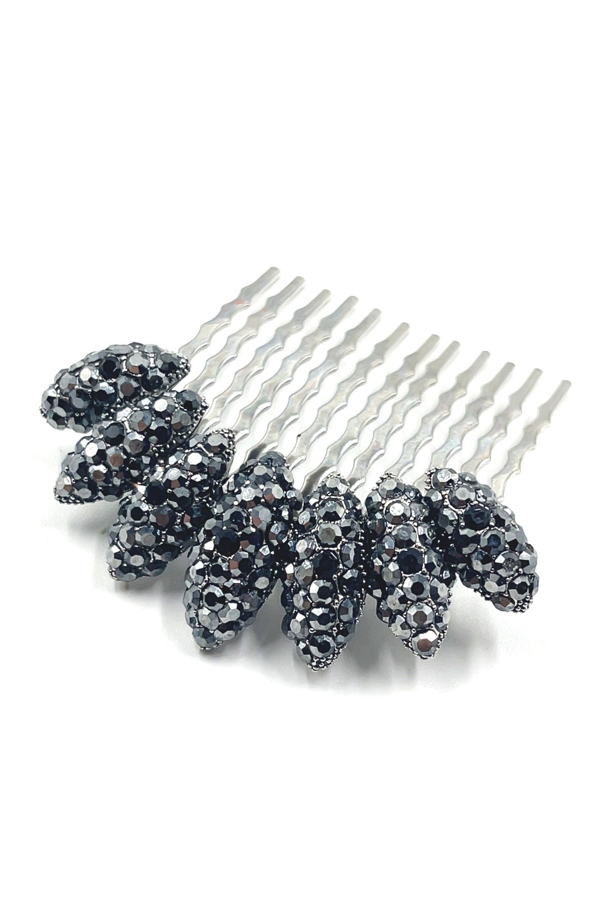 Almond Cluster Crystal Comb (Per Piece) Hair Comb Sale