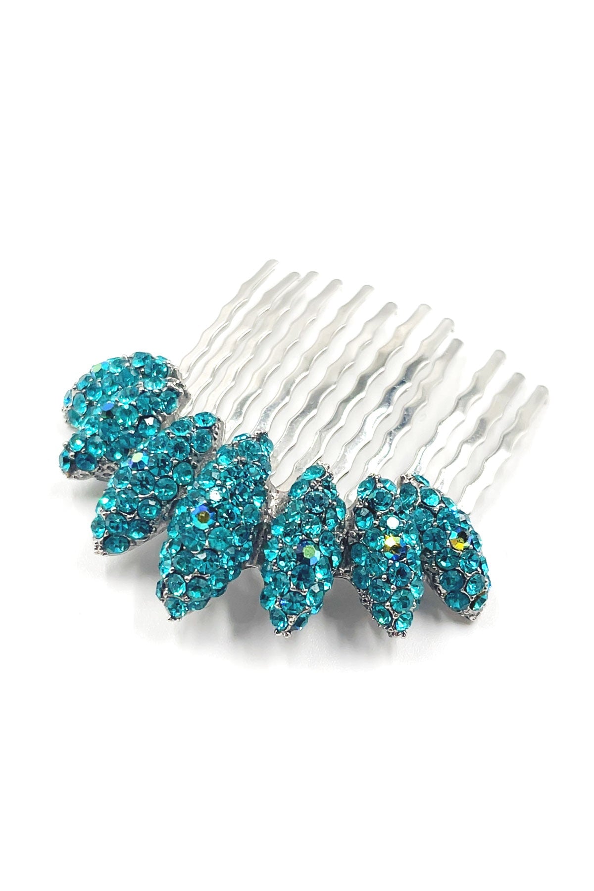 Almond Cluster Crystal Comb (Per Piece) Hair Comb Sale
