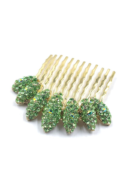Almond Cluster Crystal Comb (Per Piece) Hair Comb Sale