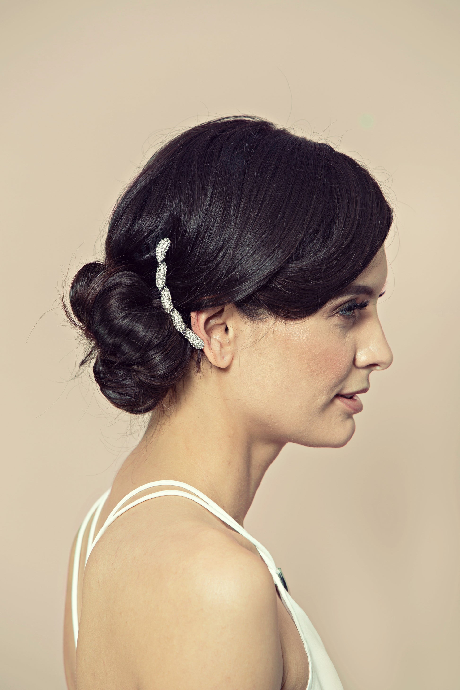 Natalie Crystal Wrap Hair Comb Hair Comb Soho Style