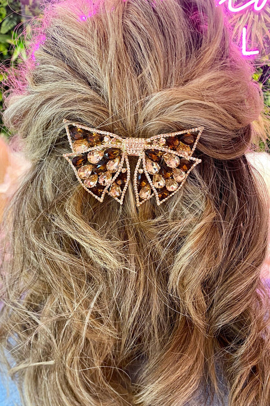Large Ribbon Barrette Hair Jaws Soho Style