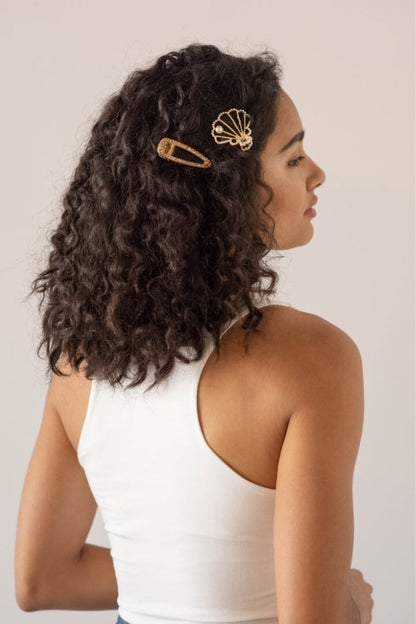 [FINAL SALE] Teardrop Jeweled Hair Clip Hair Clip 2019