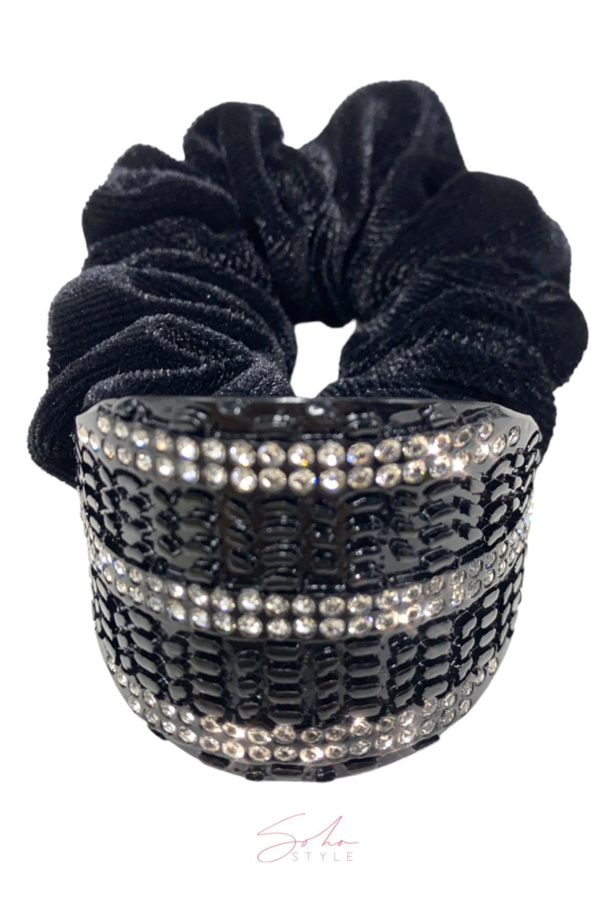 Chic Oval Decorative Ponytail Holder Ponytail Holder Soho Style