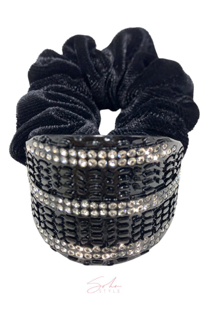 Chic Oval Decorative Ponytail Holder Ponytail Holder Soho Style