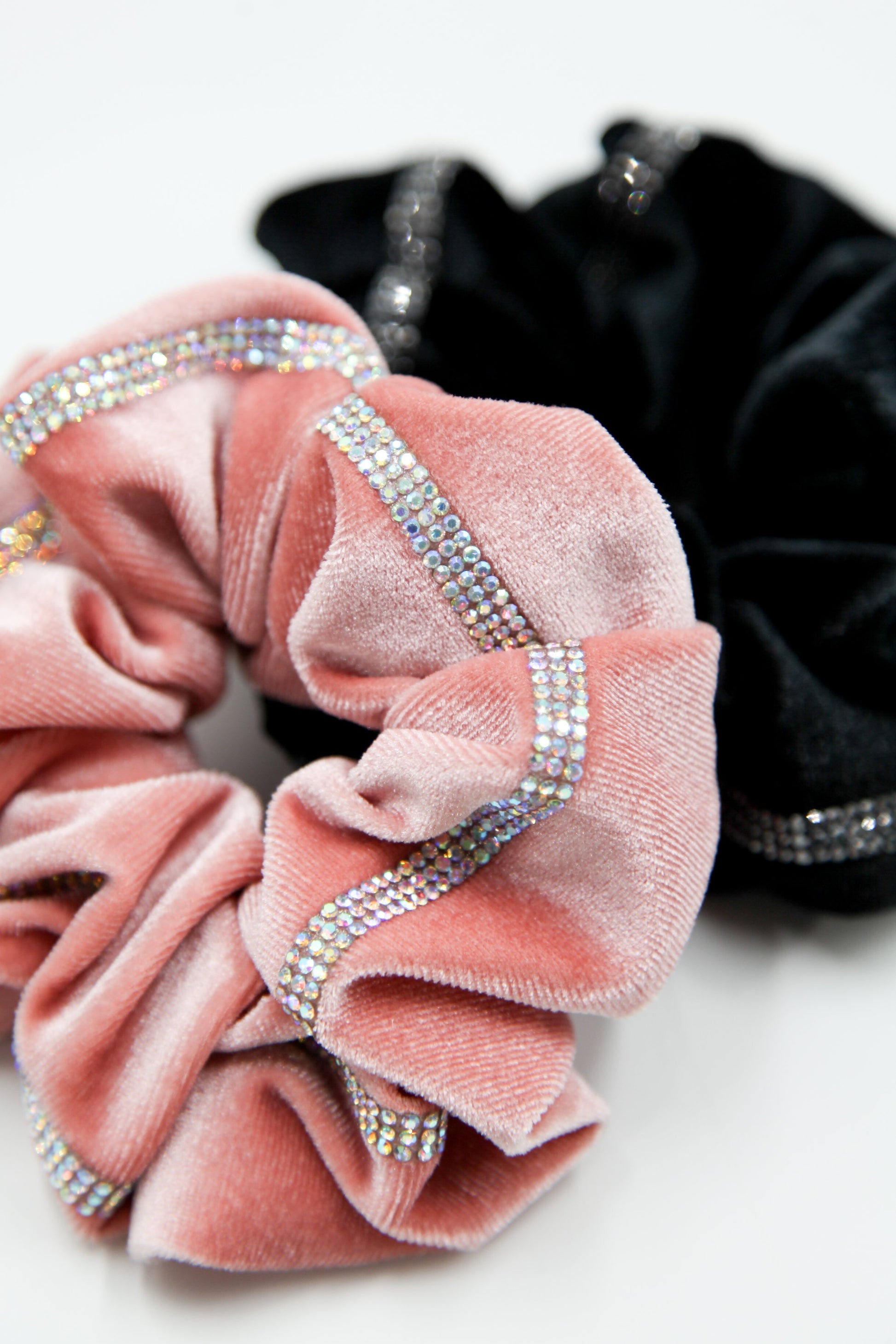 Velvet Scrunchy Ponytail Holder Soho Style