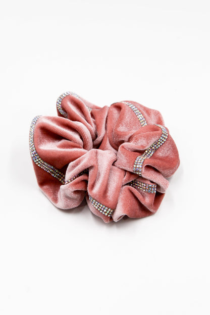 Velvet Scrunchy Ponytail Holder Soho Style