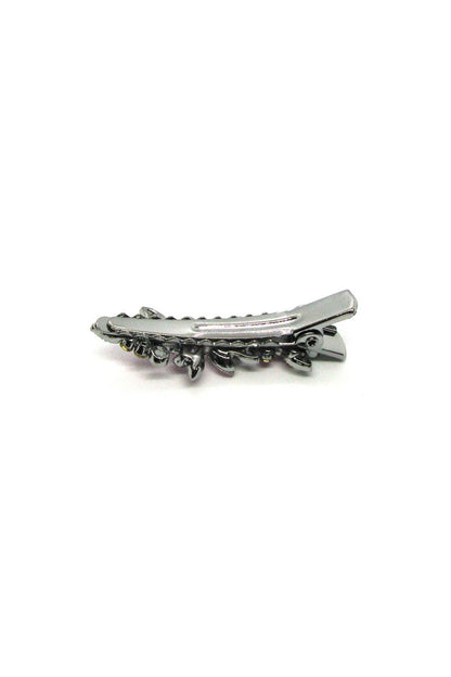Frosted Flora Clips (Pair) Hair Clip Soho Style