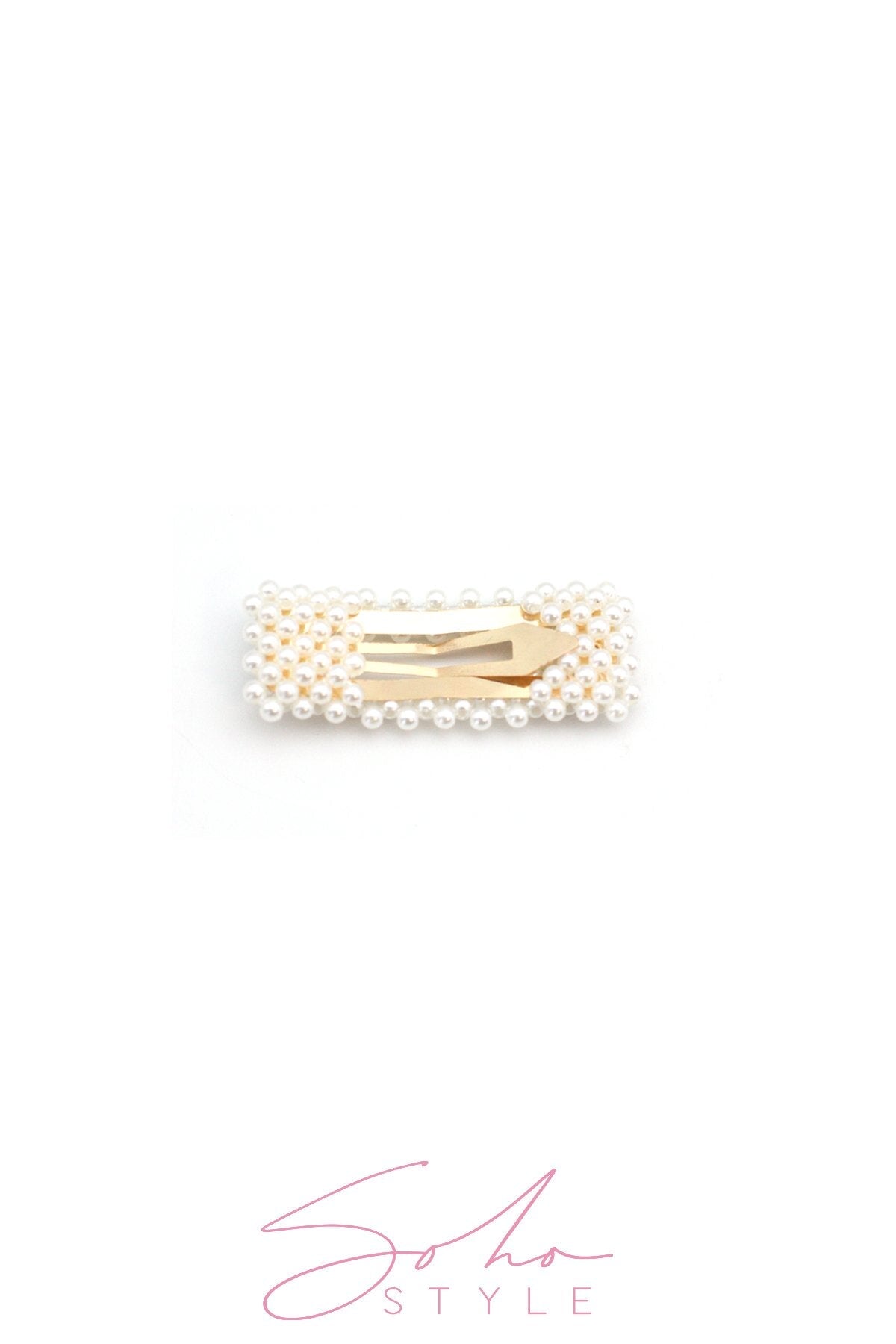 Pearl Embellished Hair Clip – Soho Style