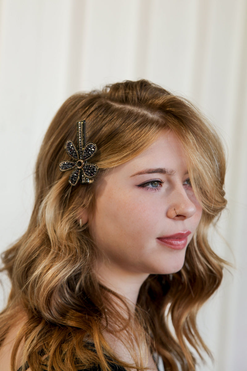 Vintage Flower Hair Clip – Soho Style display picture 3