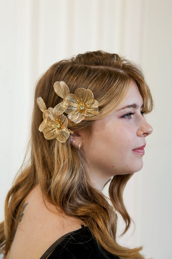 Wispy Floral Hair Clip Hair Clip Soho Style