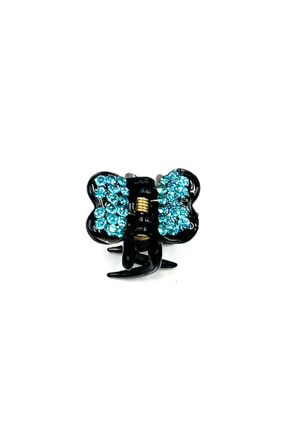 Mini Butterfly Hair Jaw with Crystal Covered Wings Hair Jaws Sale