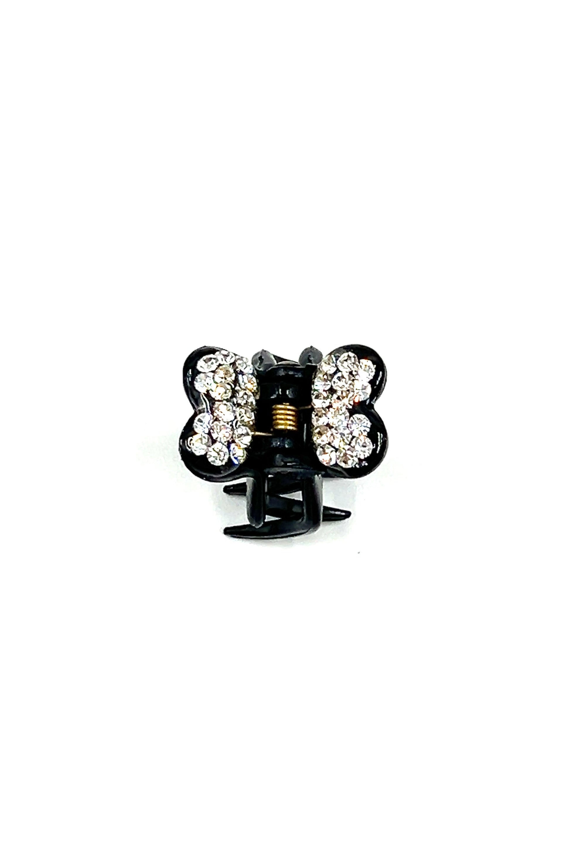 Mini Butterfly Hair Jaw with Crystal Covered Wings Hair Jaws Sale