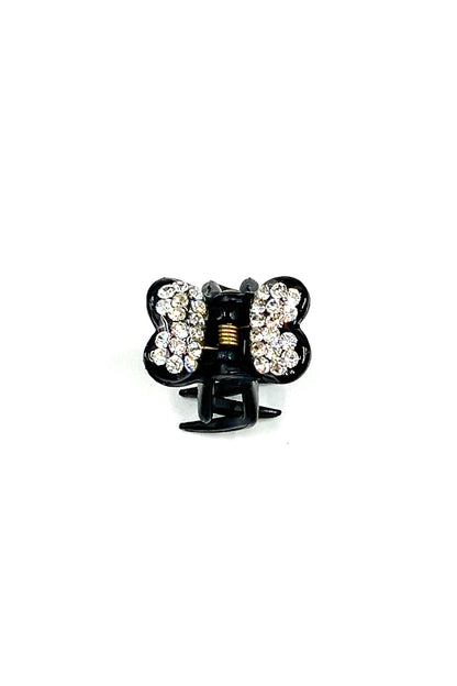 Mini Butterfly Hair Jaw with Crystal Covered Wings Hair Jaws Sale