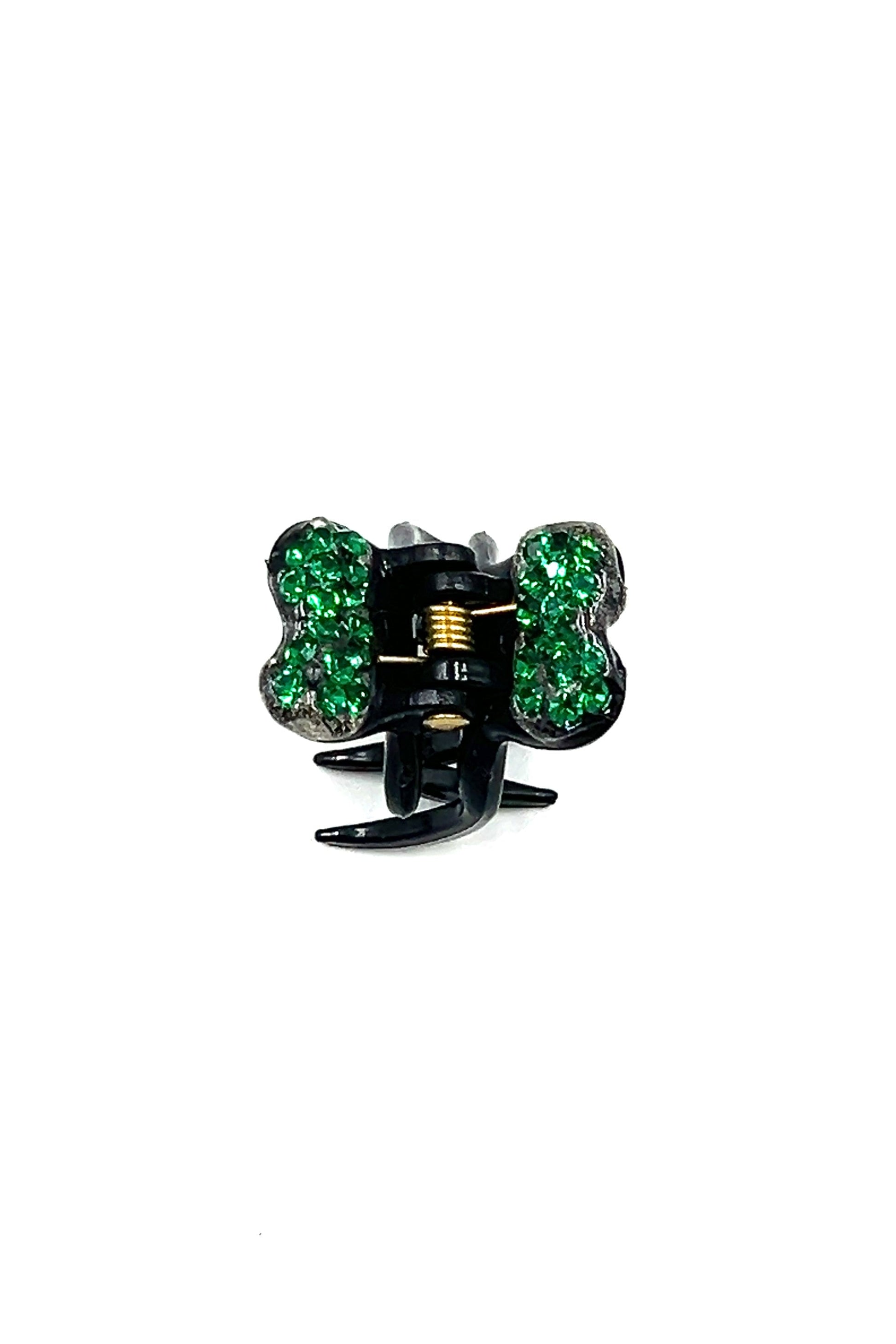 Mini Butterfly Hair Jaw with Crystal Covered Wings Hair Jaws Sale