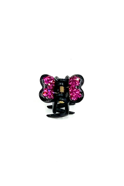 Mini Butterfly Hair Jaw with Crystal Covered Wings Hair Jaws Sale