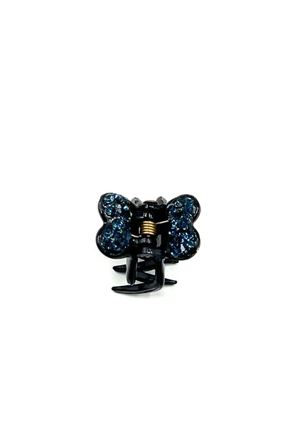 Mini Butterfly Hair Jaw with Crystal Covered Wings Hair Jaws Sale