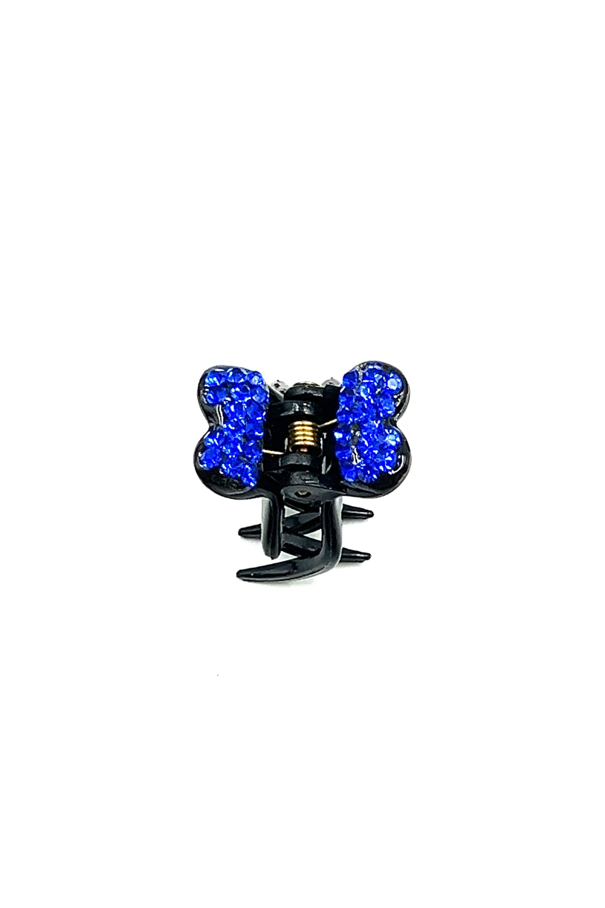 Mini Butterfly Hair Jaw with Crystal Covered Wings Hair Jaws Sale