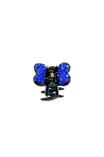 Mini Butterfly Hair Jaw with Crystal Covered Wings Hair Jaws Sale