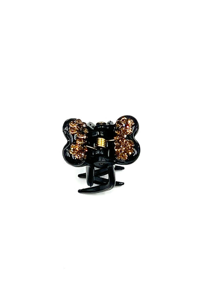 Mini Butterfly Hair Jaw with Crystal Covered Wings Hair Jaws Sale