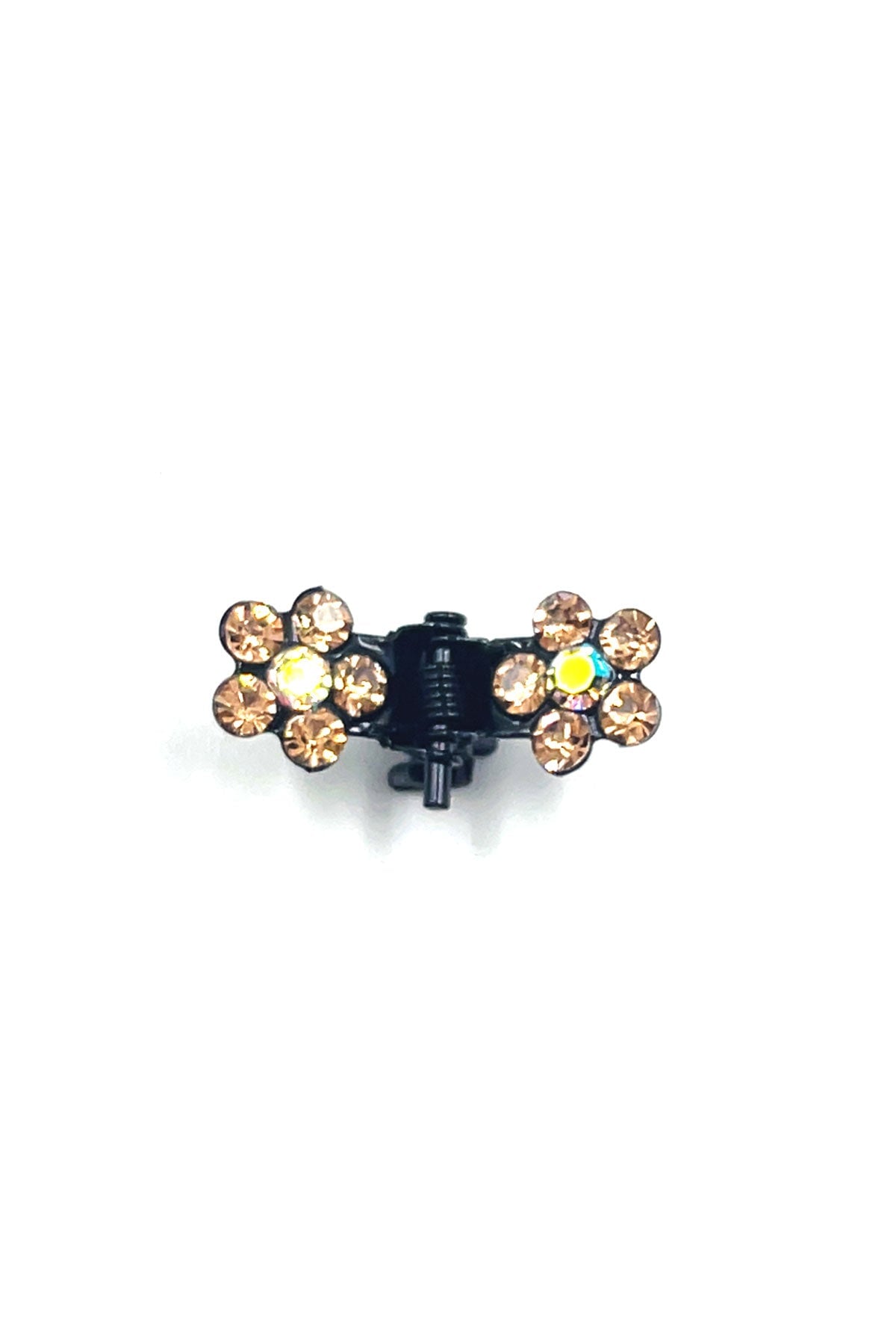 Mini Flower Hair Jaws with Crystal Petals Hair Jaws Soho Style