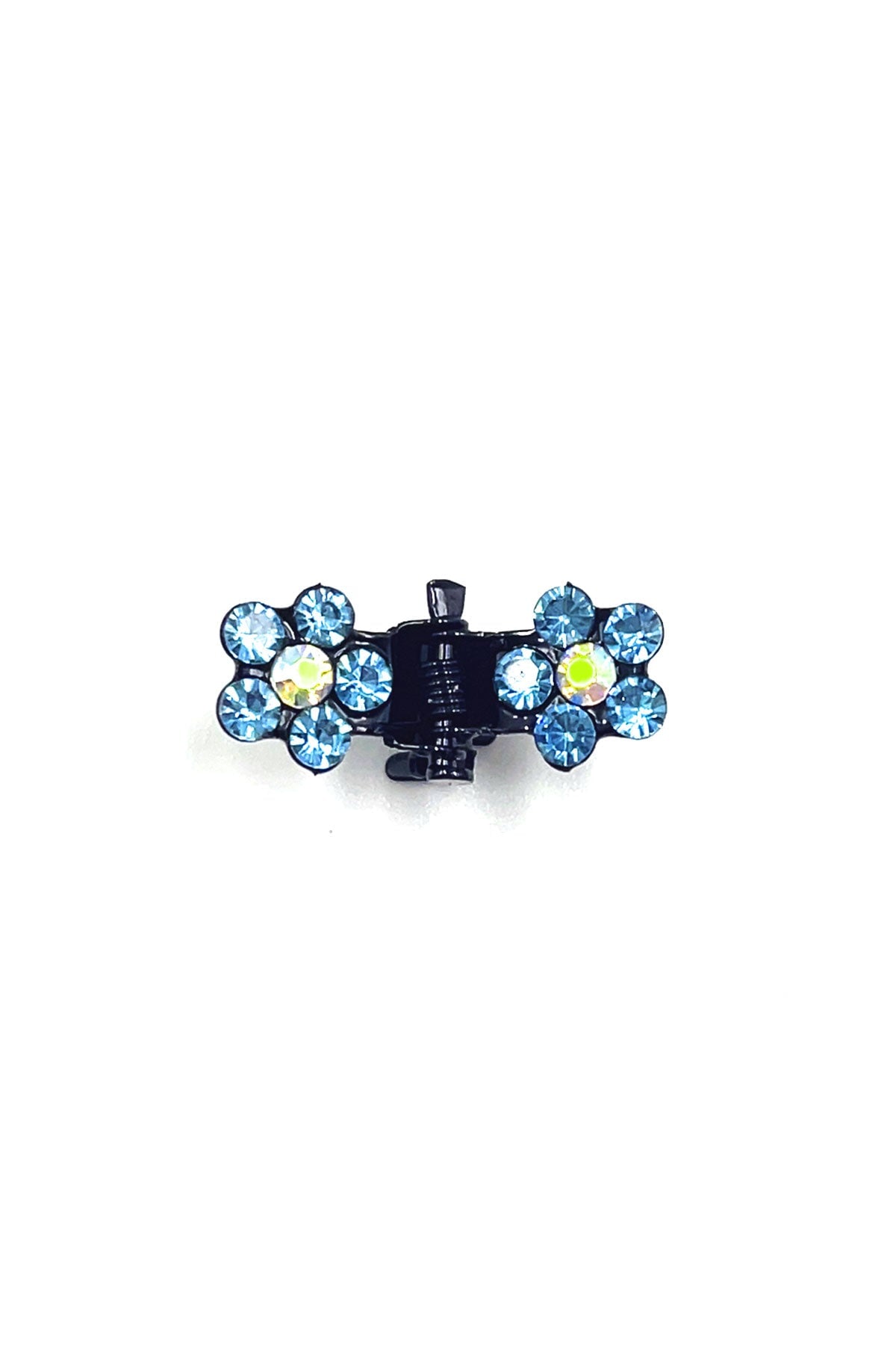 Mini Flower Hair Jaws with Crystal Petals Hair Jaws Soho Style