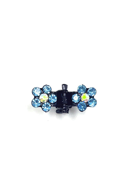 Mini Flower Hair Jaws with Crystal Petals Hair Jaws Soho Style