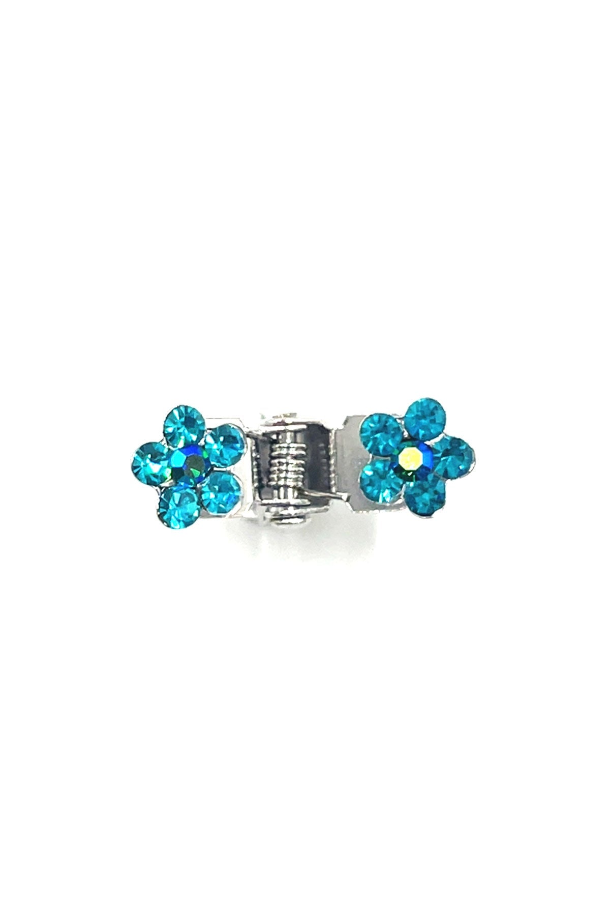 Mini Flower Hair Jaws with Crystal Petals Hair Jaws Soho Style