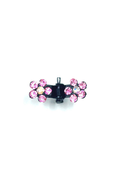 Mini Flower Hair Jaws with Crystal Petals Hair Jaws Soho Style