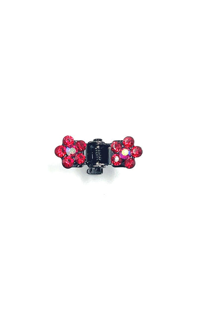 Mini Flower Hair Jaws with Crystal Petals Hair Jaws Soho Style